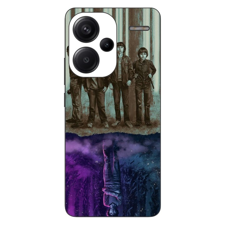 Husa compatibila cu Xiaomi Redmi Note 13 Pro Plus Silicon Gel Tpu Model Stranger Things Upside Down Eleven