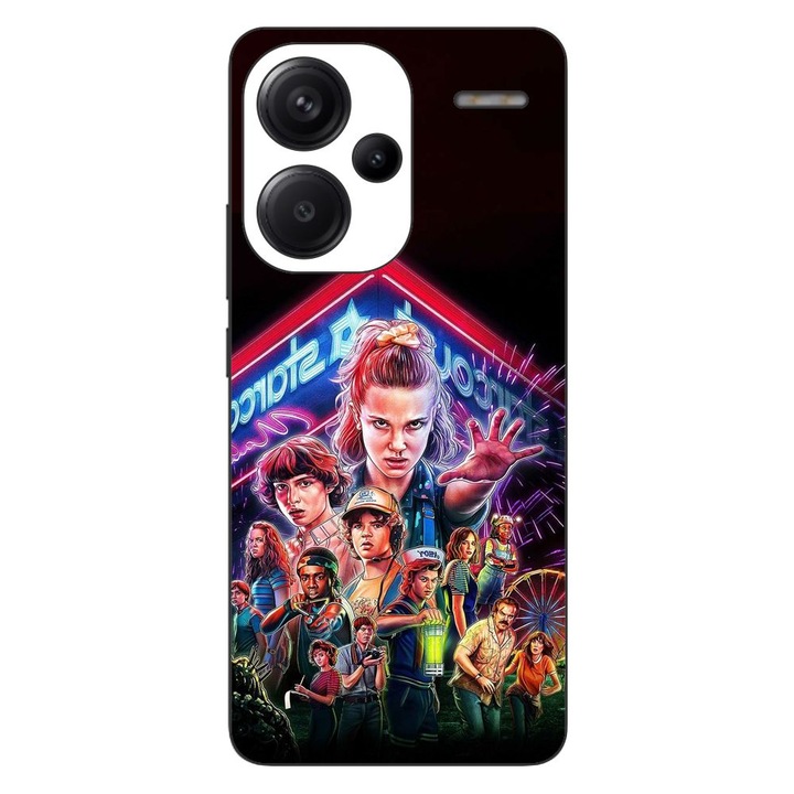 Husa compatibila cu Xiaomi Redmi Note 13 Pro Plus Silicon Gel Tpu Model Stranger Things All Team