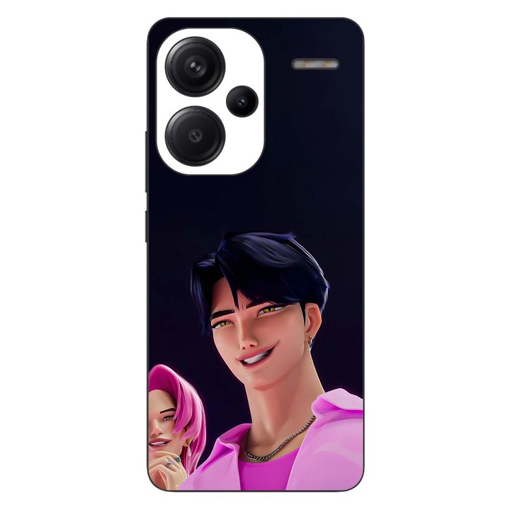 Husa compatibila cu Xiaomi Redmi Note 13 Pro Plus Silicon Gel Tpu Model KPop Demon Hunters Saja Cool