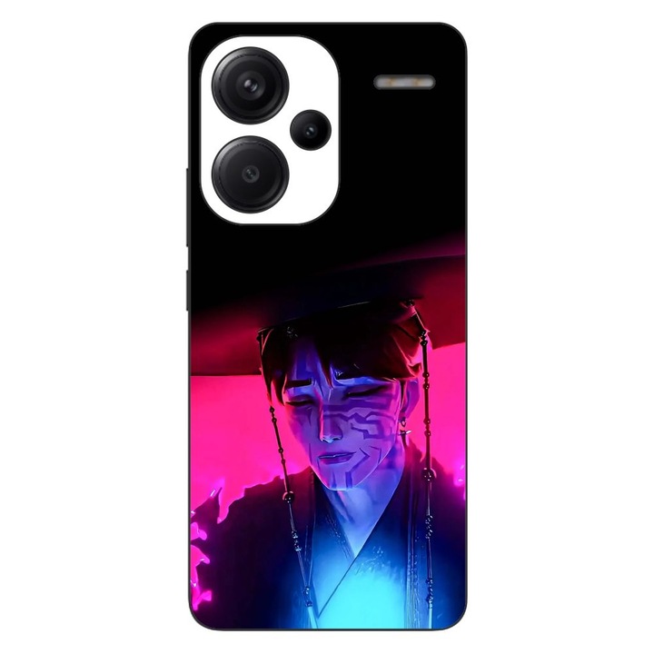Husa compatibila cu Xiaomi Redmi Note 13 Pro Plus Silicon Gel Tpu Model KPop Demon Hunters Jinu Universe