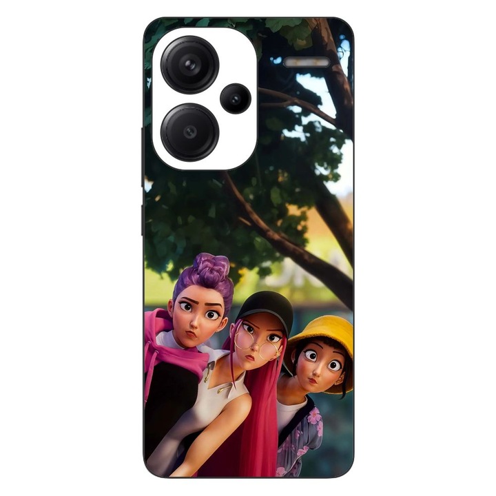 Husa compatibila cu Xiaomi Redmi Note 13 Pro Plus Silicon Gel Tpu Model KPop Demon Hunters Shy Girls