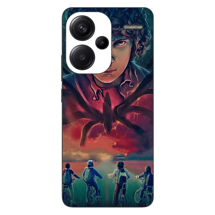 Husa compatibila cu Xiaomi Redmi Note 13 Pro Plus Silicon Gel Tpu Model Stranger Things Cartoon