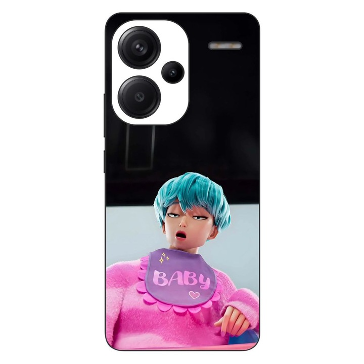 Husa compatibila cu Xiaomi Redmi Note 13 Pro Plus Silicon Gel Tpu Model KPop Demon Hunters Saja Baby