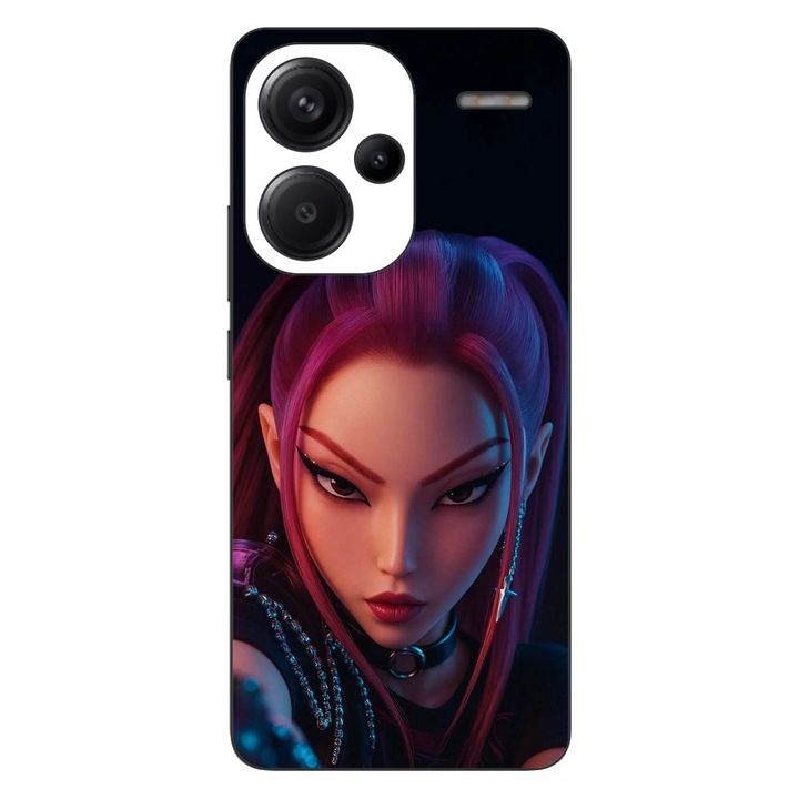 Husa compatibila cu Xiaomi Redmi Note 13 Pro Plus Silicon Gel Tpu Model KPop Demon Hunters Beautiful Mira