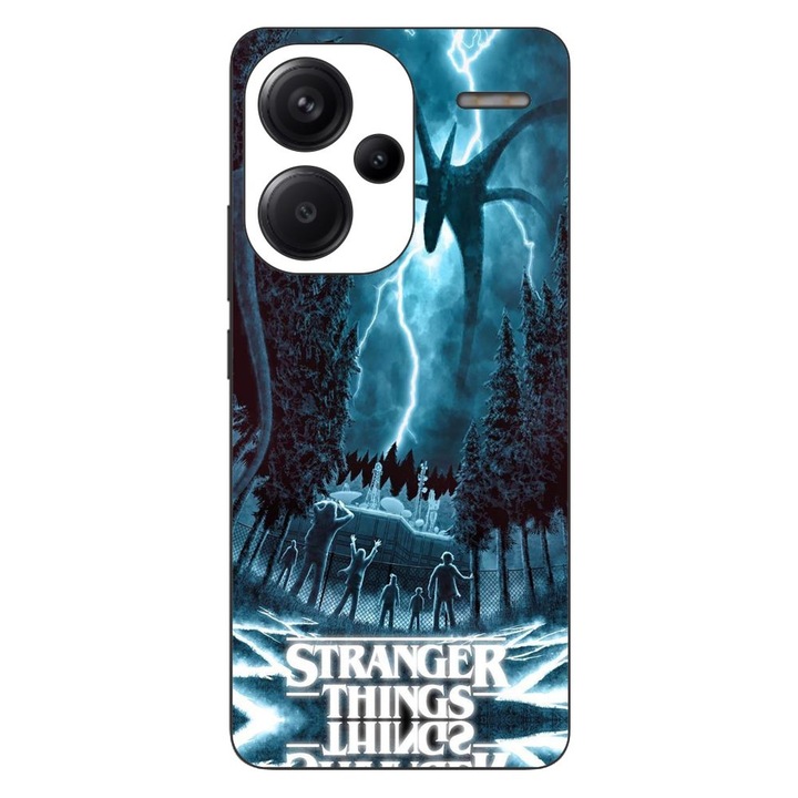 Husa compatibila cu Xiaomi Redmi Note 13 Pro Plus Silicon Gel Tpu Model Stranger Things Storm Monster