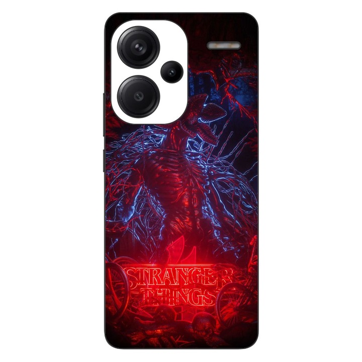 Husa compatibila cu Xiaomi Redmi Note 13 Pro Plus Silicon Gel Tpu Model Stranger Things Demogorgon