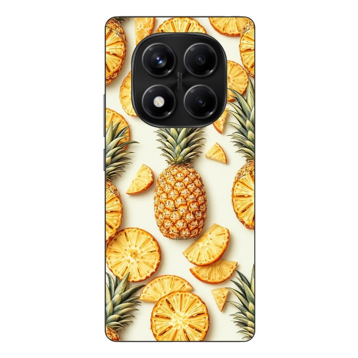 Husa compatibila cu Xiaomi Redmi Note 14 Pro 4G Silicon Gel Tpu Model Juicy Pineapple