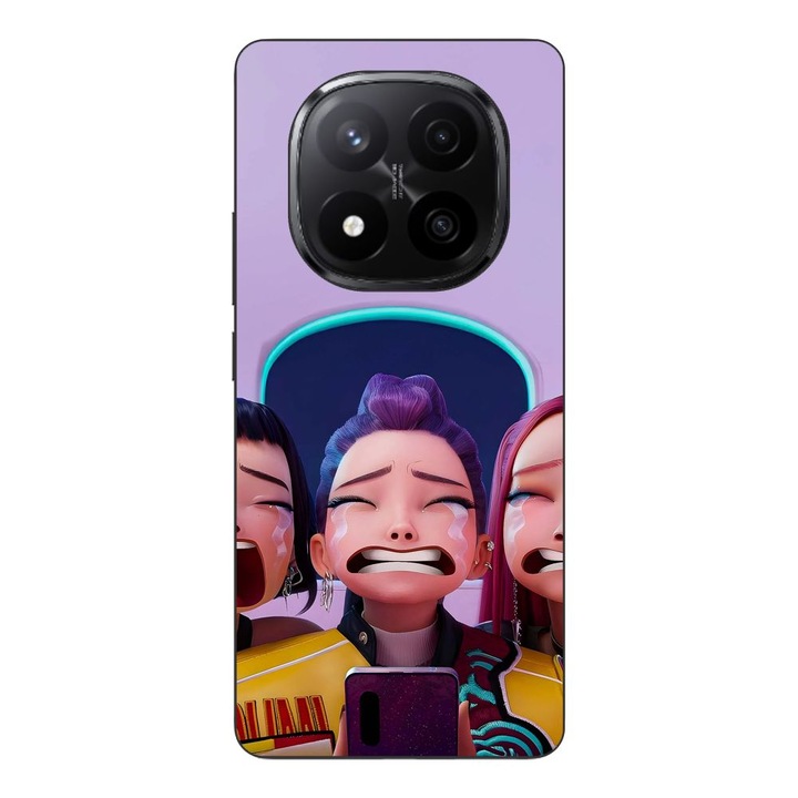 Husa compatibila cu Xiaomi Redmi Note 14 Pro Plus Silicon Gel Tpu Model KPop Demon Hunters Crying Girls