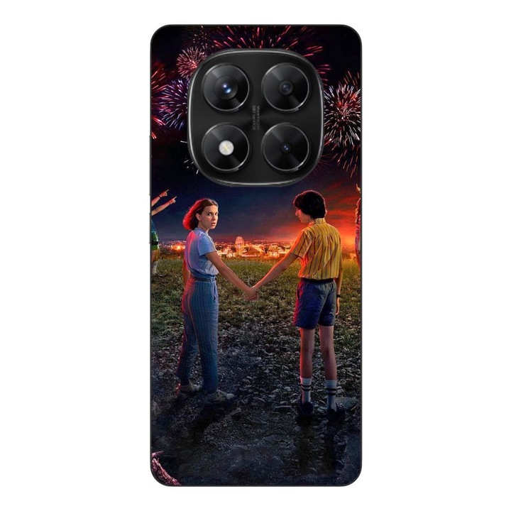 Husa compatibila cu Xiaomi Redmi Note 14 Pro 5G Silicon Gel Tpu Model Stranger Things Fireworks