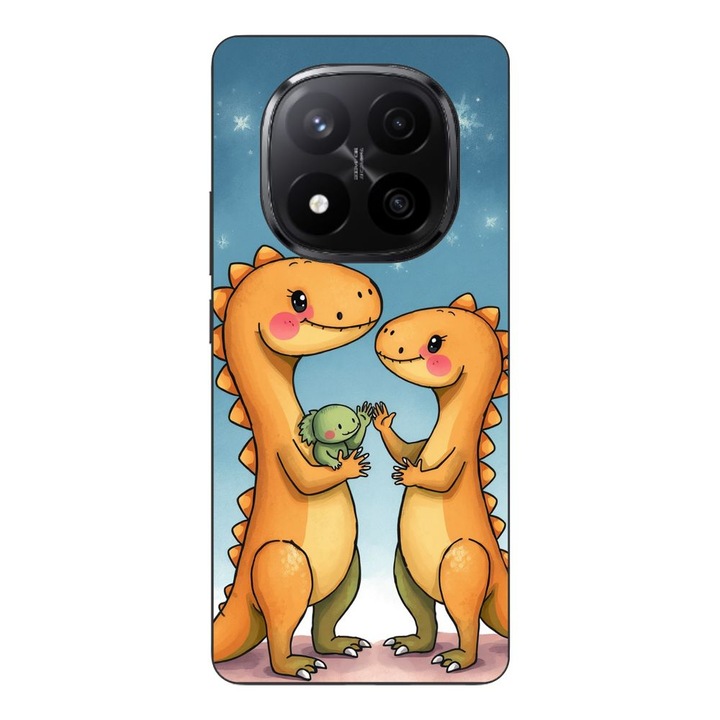 Husa compatibila cu Xiaomi Redmi Note 14 Pro Plus Silicon Gel Tpu Model Dino Cute Family
