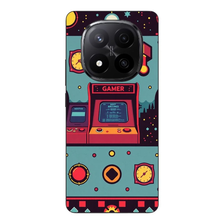 Husa compatibila cu Xiaomi Redmi Note 14 Pro Plus Silicon Gel Tpu Model Gamer Arcade Room