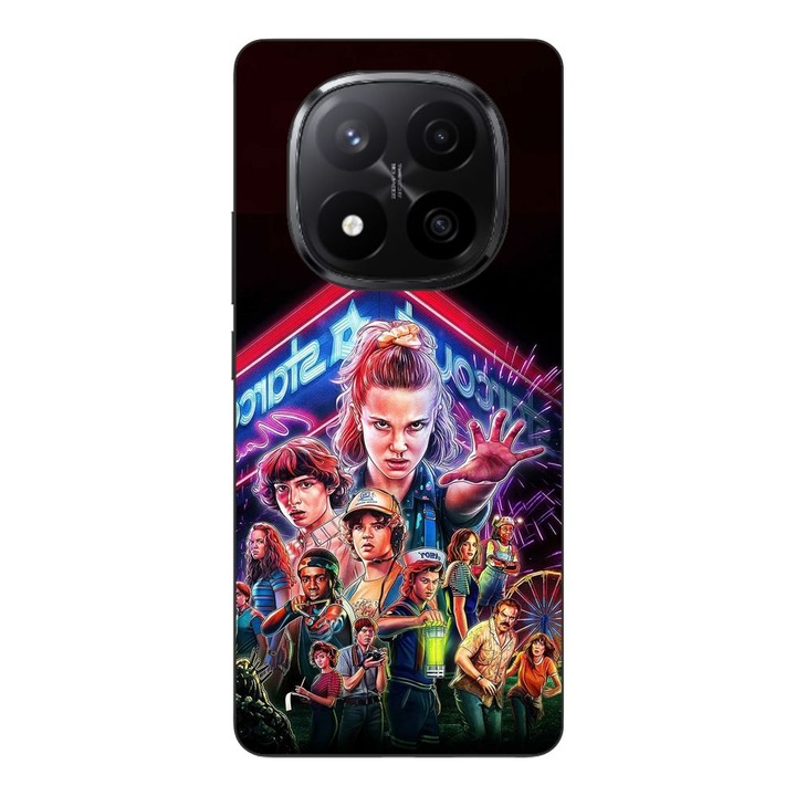 Husa compatibila cu Xiaomi Redmi Note 14 Pro Plus Silicon Gel Tpu Model Stranger Things All Team