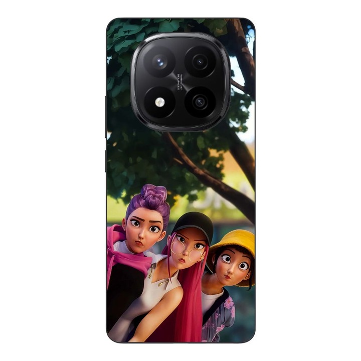 Husa compatibila cu Xiaomi Redmi Note 14 Pro Plus Silicon Gel Tpu Model KPop Demon Hunters Shy Girls