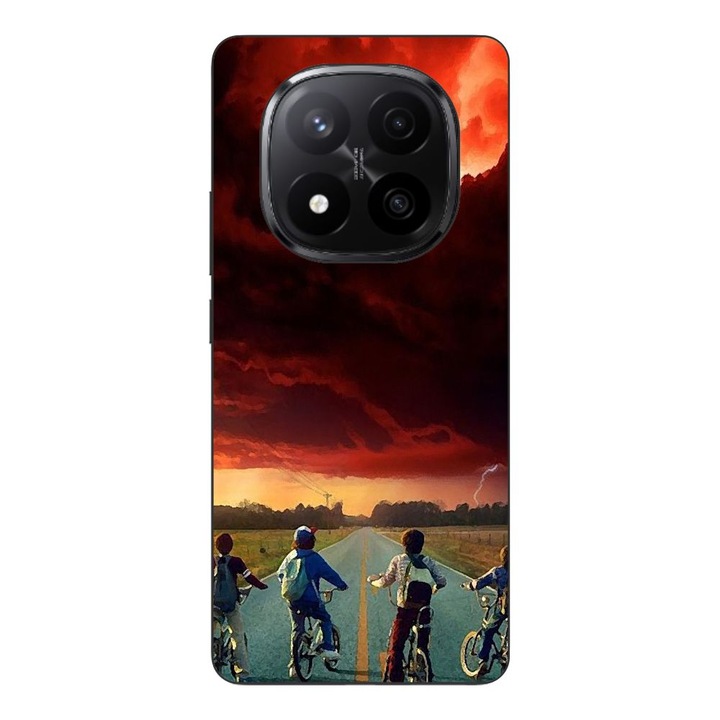Husa compatibila cu Xiaomi Redmi Note 14 Pro Plus Silicon Gel Tpu Model Stranger Things Red Sky