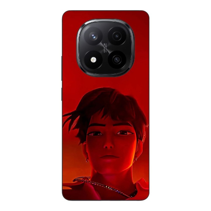 Husa compatibila cu Xiaomi Redmi Note 14 Pro Plus Silicon Gel Tpu Model KPop Demon Hunters Jinu Red
