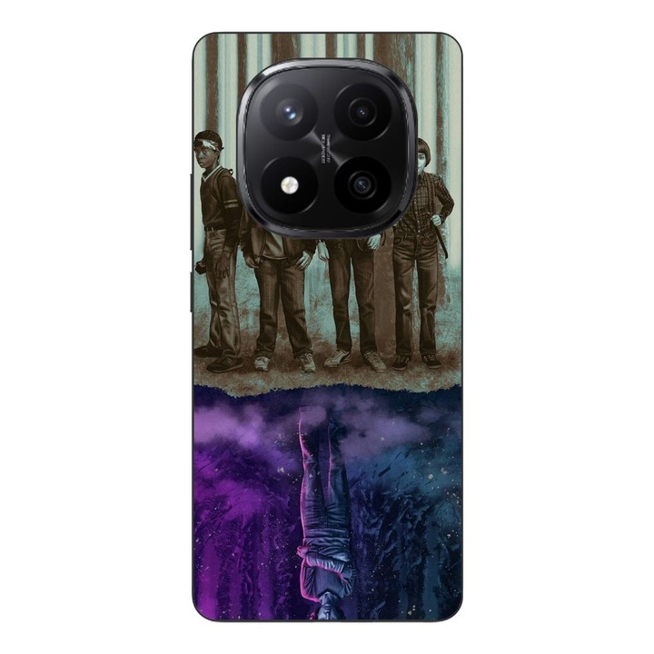 Husa compatibila cu Xiaomi Redmi Note 14 Pro Plus Silicon Gel Tpu Model Stranger Things Upside Down Eleven