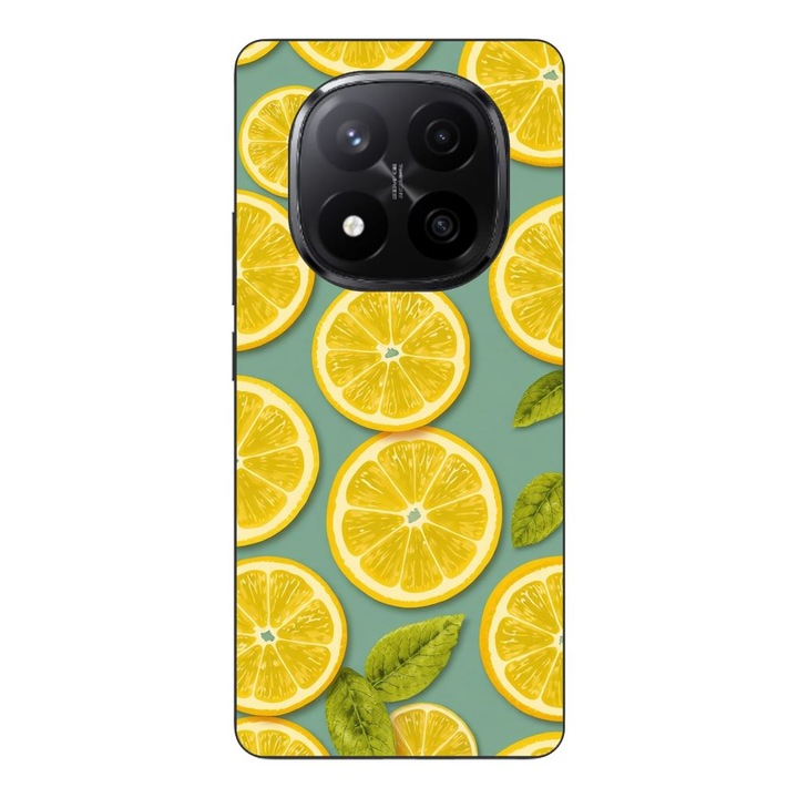 Husa compatibila cu Xiaomi Redmi Note 14 Pro Plus Silicon Gel Tpu Model Summer Lemon Slices