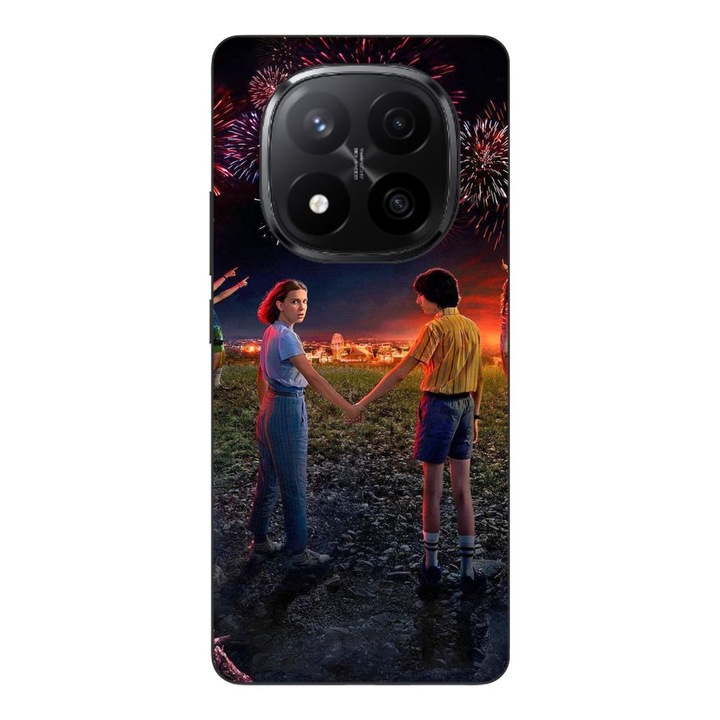 Husa compatibila cu Xiaomi Redmi Note 14 Pro Plus Silicon Gel Tpu Model Stranger Things Fireworks