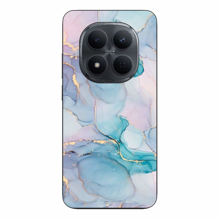 Husa compatibila cu Xiaomi Redmi Note 15 Pro Plus Silicon Gel Tpu Model Abstract Watercolor Marble