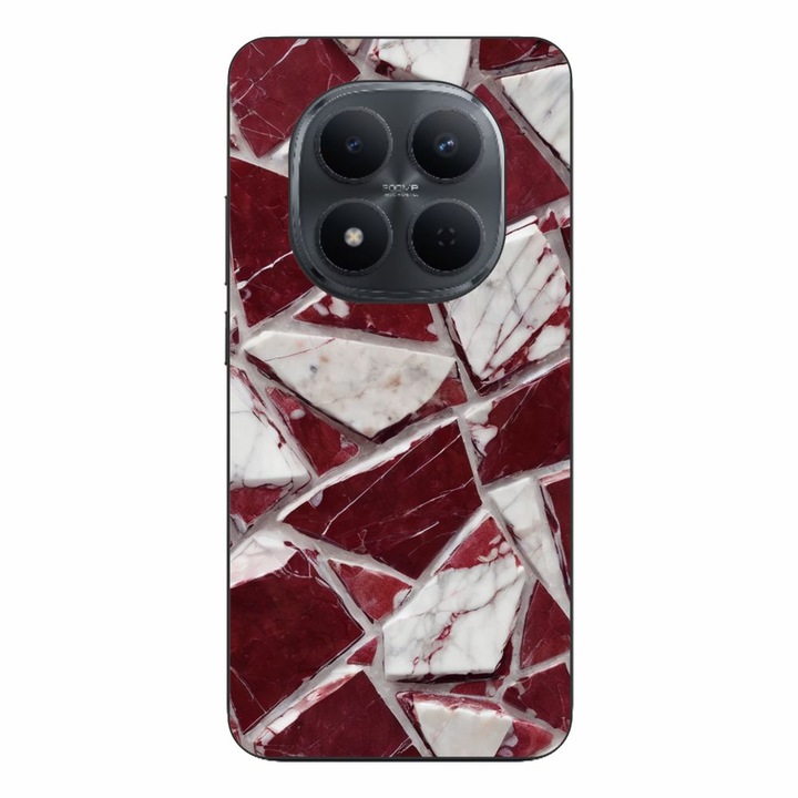 Husa compatibila cu Xiaomi Redmi Note 15 Pro Plus Silicon Gel Tpu Model Broken Glass Red Blood