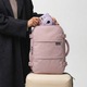 Раница за пътуване, Zagatto ZG1123, 40x30x20 см, Ръчен багаж за самолет WizzAir Ryanair, 10 кг, Горна и странична дръжка, Компресионни презрамки, Водоустойчива, Прикрепяне към количка, 24L, Идеална за градски почивки и бизнес пътувания, Розова