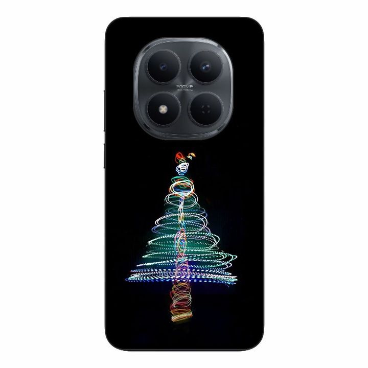 Husa compatibila cu Xiaomi Redmi Note 15 Pro Plus Silicon Gel Tpu Model Craciun Brad Neon