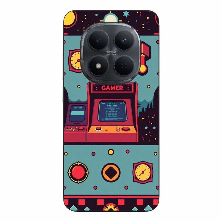 Husa compatibila cu Xiaomi Redmi Note 15 Pro Plus Silicon Gel Tpu Model Gamer Arcade Room