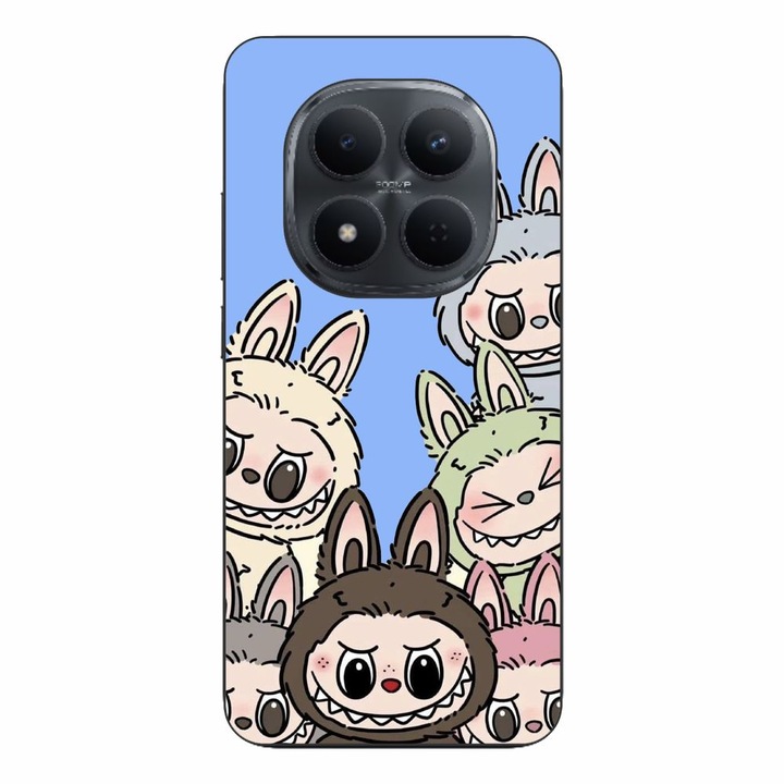 Husa compatibila cu Xiaomi Redmi Note 15 Pro Plus Silicon Gel Tpu Model Labubu Pattern Blue