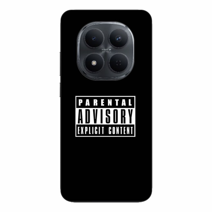 Husa compatibila cu Xiaomi Redmi Note 15 Pro 5G Silicon Gel Tpu Model Parental Advisory