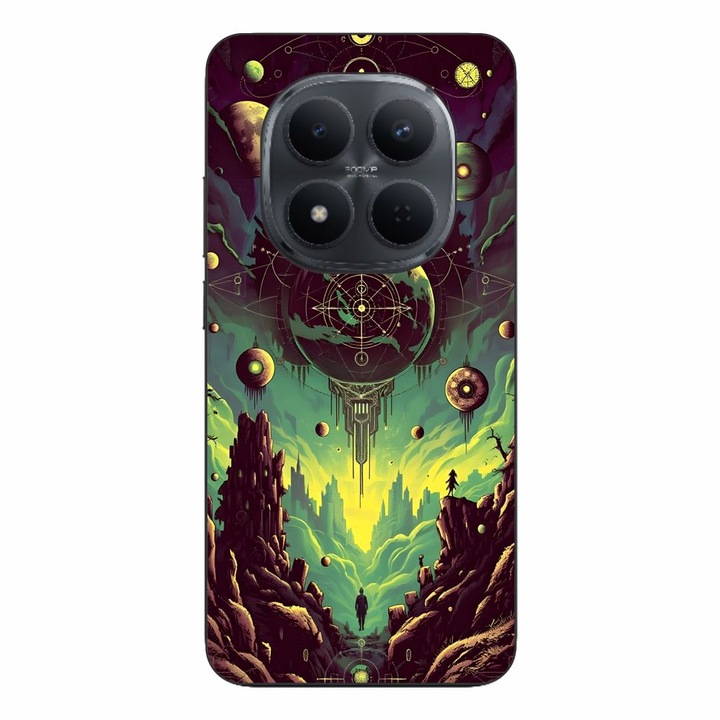 Husa compatibila cu Xiaomi Redmi Note 15 Pro Plus Silicon Gel Tpu Model Mystical Planet