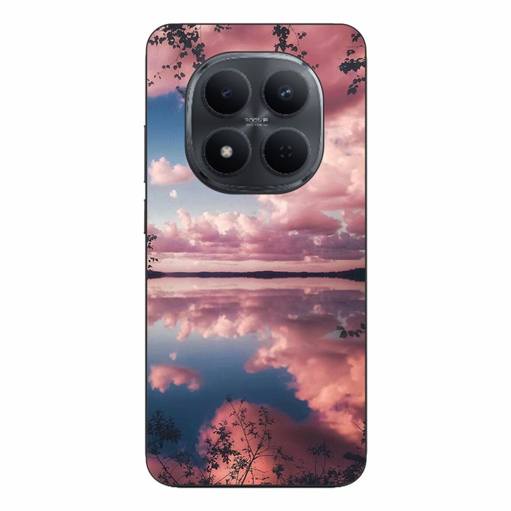 Husa compatibila cu Xiaomi Redmi Note 15 Pro Plus Silicon Gel Tpu Model Pink Clouds