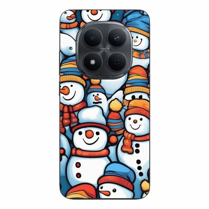 Husa compatibila cu Xiaomi Redmi Note 15 Pro Plus Silicon Gel Tpu Model Snowman Pattern