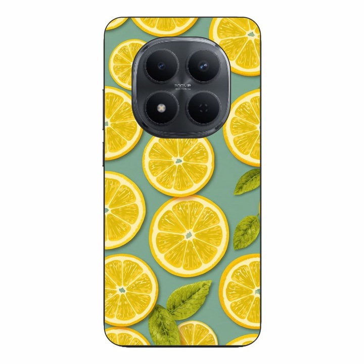 Husa compatibila cu Xiaomi Redmi Note 15 Pro 5G Silicon Gel Tpu Model Summer Lemon Slices
