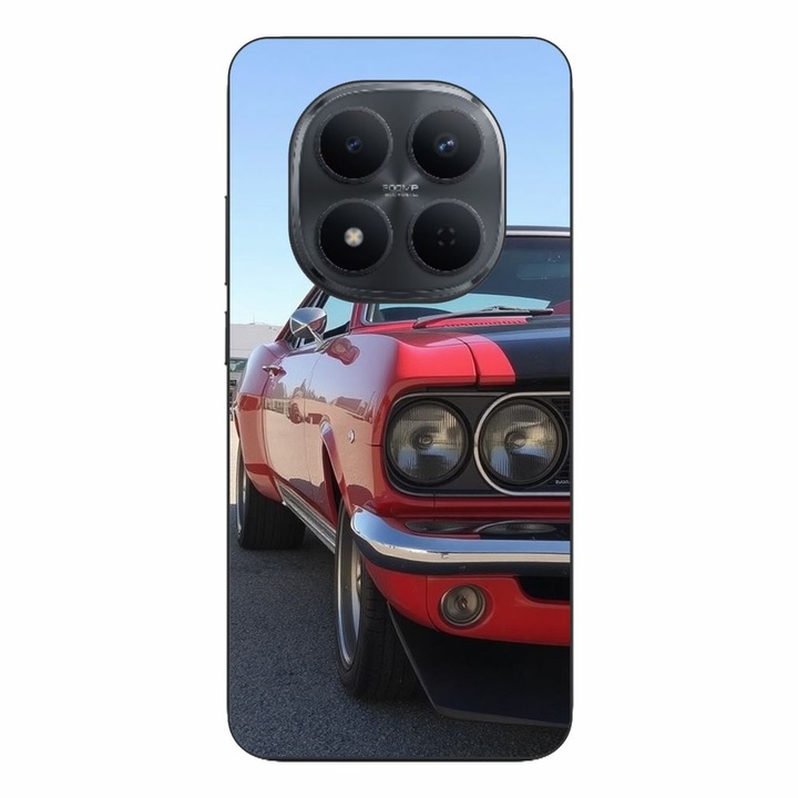 Husa compatibila cu Xiaomi Redmi Note 15 Pro Plus Silicon Gel Tpu Model Red Muscle Car