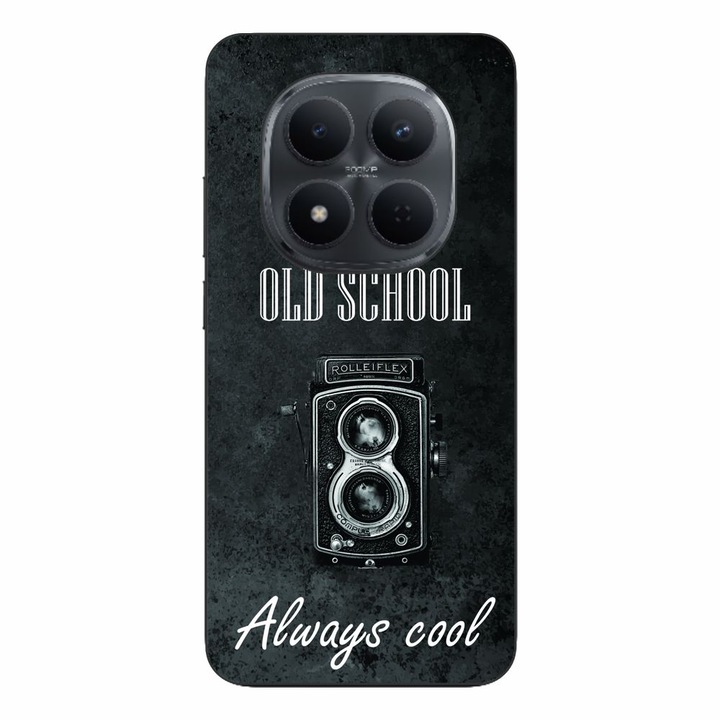 Husa compatibila cu Xiaomi Redmi Note 15 Pro 5G Silicon Gel Tpu Model Retro Camera