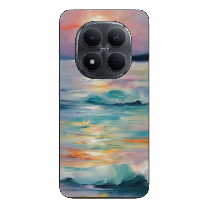 Husa compatibila cu Xiaomi Redmi Note 15 Pro 5G Silicon Gel Tpu Model Watercolor Sea View