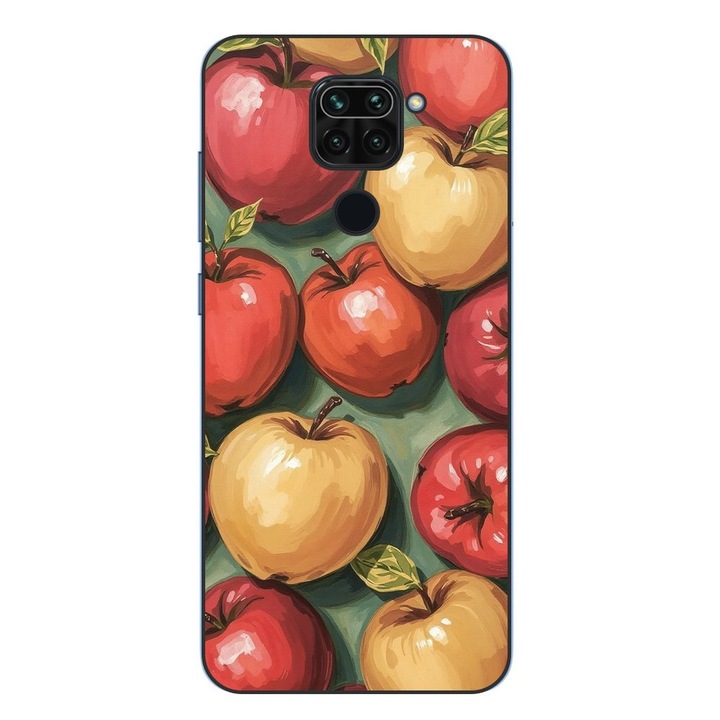 Husa compatibila cu Xiaomi Redmi Note 9 Silicon Gel Tpu Model Painted compatibila cu Apples
