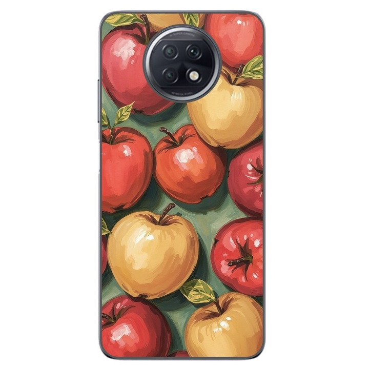 Husa compatibila cu Xiaomi Redmi Note 9T Silicon Gel Tpu Model Painted compatibila cu Apples