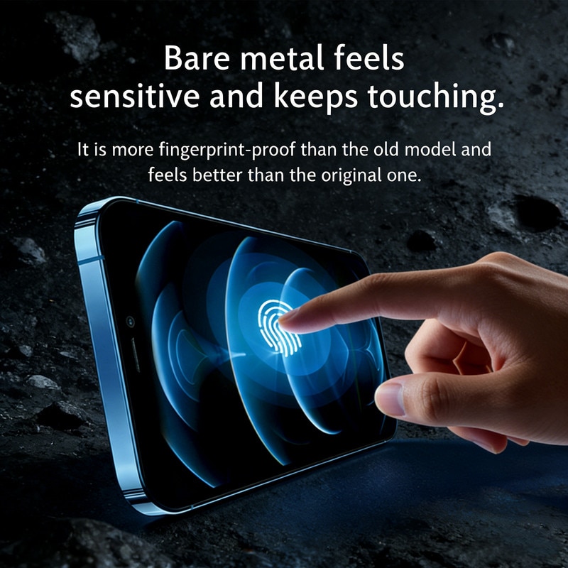 Folie sticlă Privacy 9H+ pentru iPhone 17 Pro, set 2 bucăți, tratament oleofob, dimensiuni precise