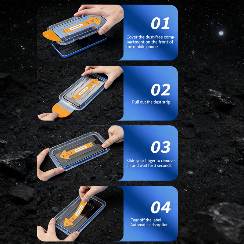 Folie sticlă Privacy 9H+ pentru iPhone 17 Pro, set 2 bucăți, tratament oleofob, dimensiuni precise