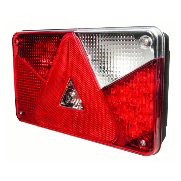 Lampa spate dreapta, Aspöck, V Led Baioneta 8Pin, lumina de poziție, 238x140x55mm