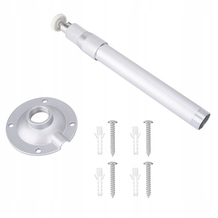 Urmatorul suport de perete pentru proiector, reglabil, capacitate 3 kg, aluminiu, 36x10x10cm, set complet