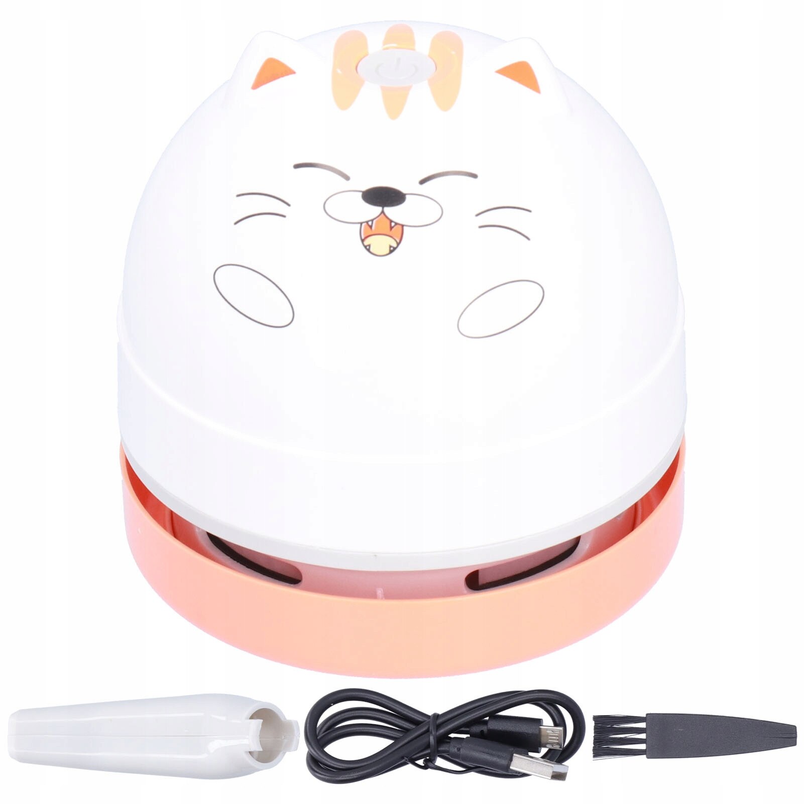 Aspirator birou USB, design animal, putere 2W, acumulator 1200mAh, portabil, ABS