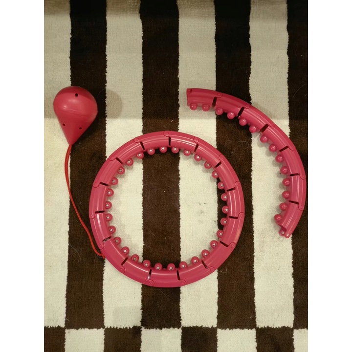 Aparat vibromasaj, roz, 45x114cm, set 24 puncte de conectare
