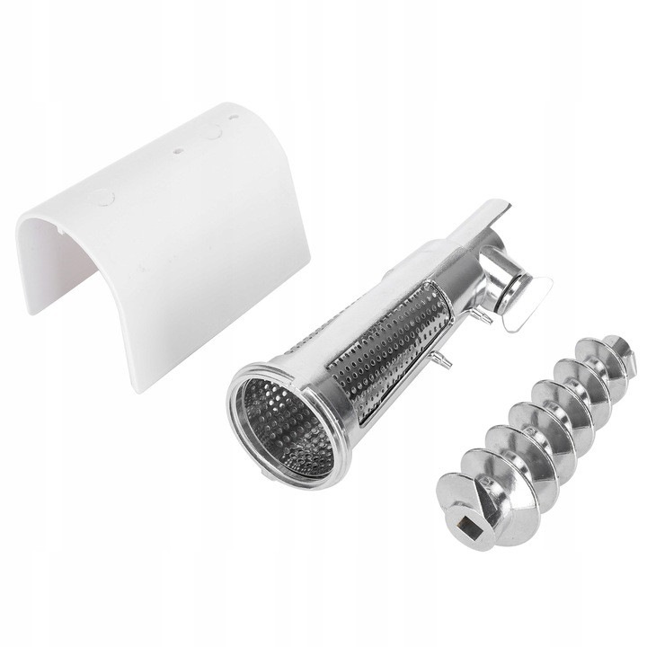 Set accesorii pentru masina de tocat carne si storcator de rosii SLIMAK, argintiu/alb