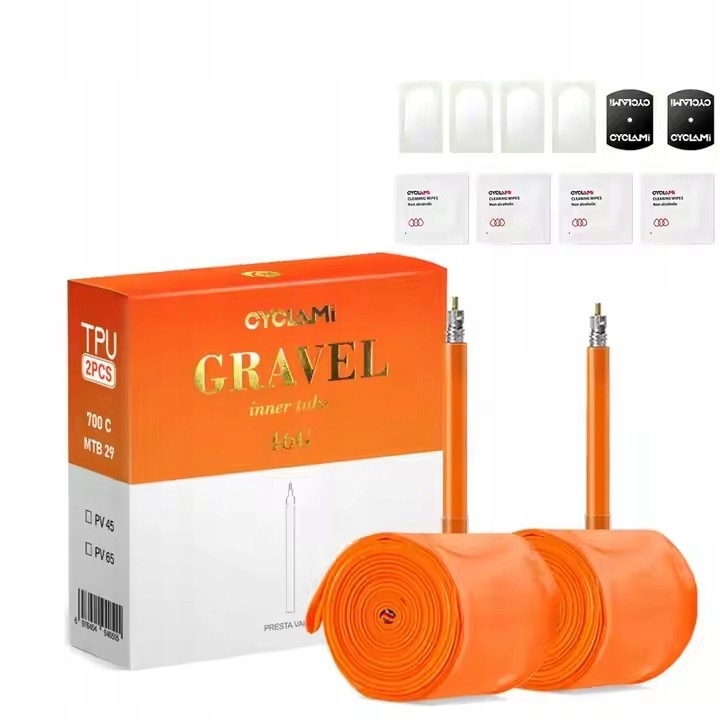 Camera roata bicicleta CYCLAMI Zestaw 2szt 29" Presta 65mm