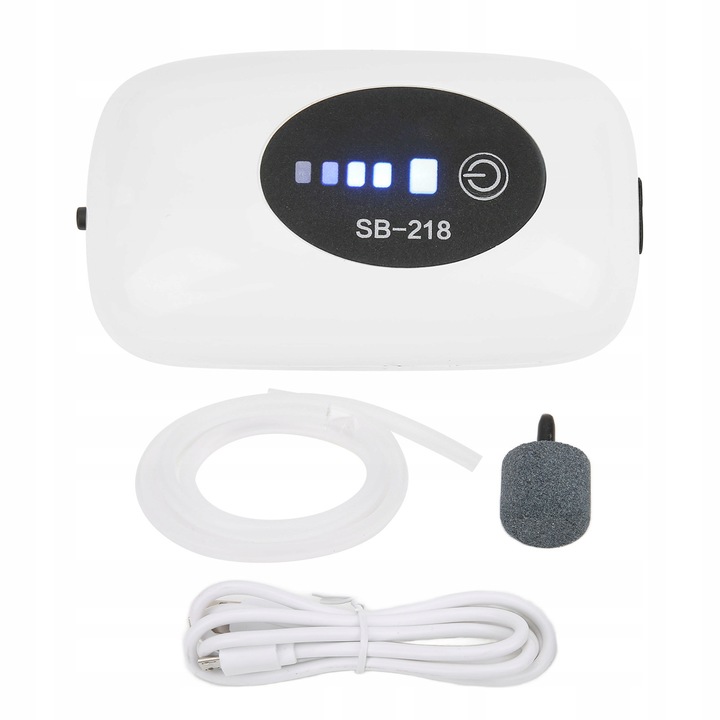 Légszivattyú készlet 180L/H, 3L/perc, 30-50L, USB