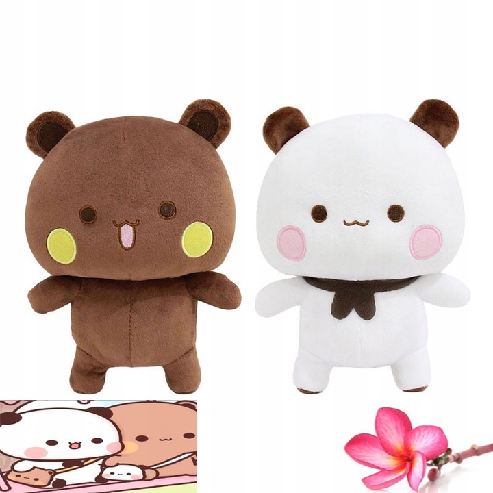 Set 2 jucarii de plus Bubu si Dudu, 22x17x11 cm, multicolor