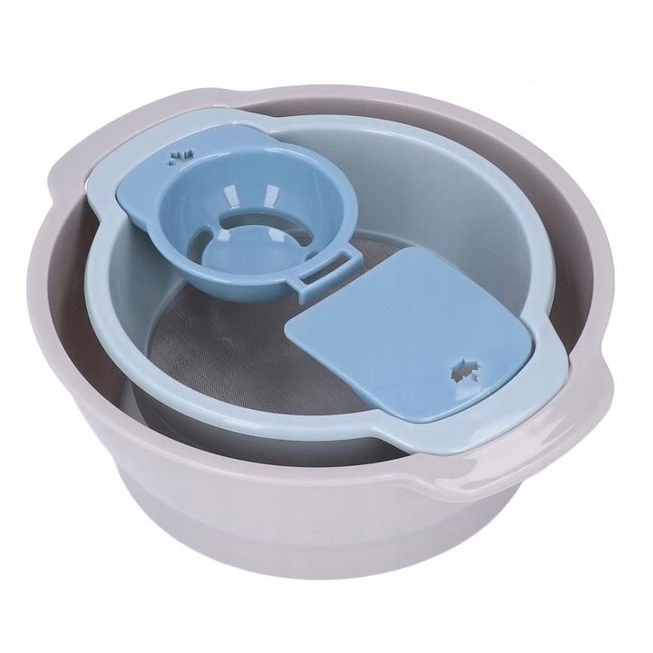 Set 4 piese site pentru praf, 24,5x7,8cm, material PP, usor, stivuibil