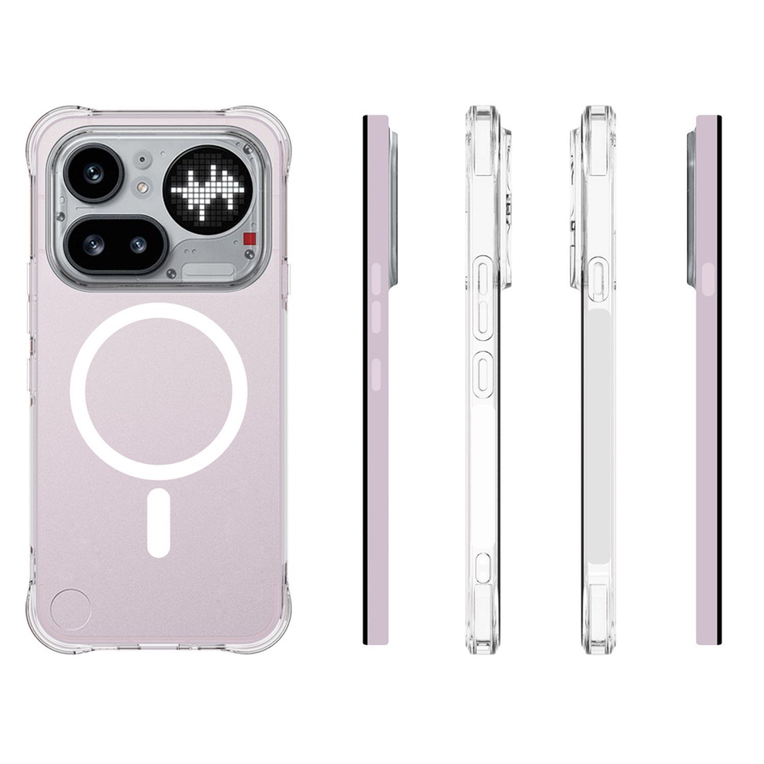 Husa pentru Nothing Phone 4a Pro, Incarcare Wireless, Design Magnetic, Colturi Intarite Anti-Soc, Protectie Camera, Potrivire Perfecta, Transparent